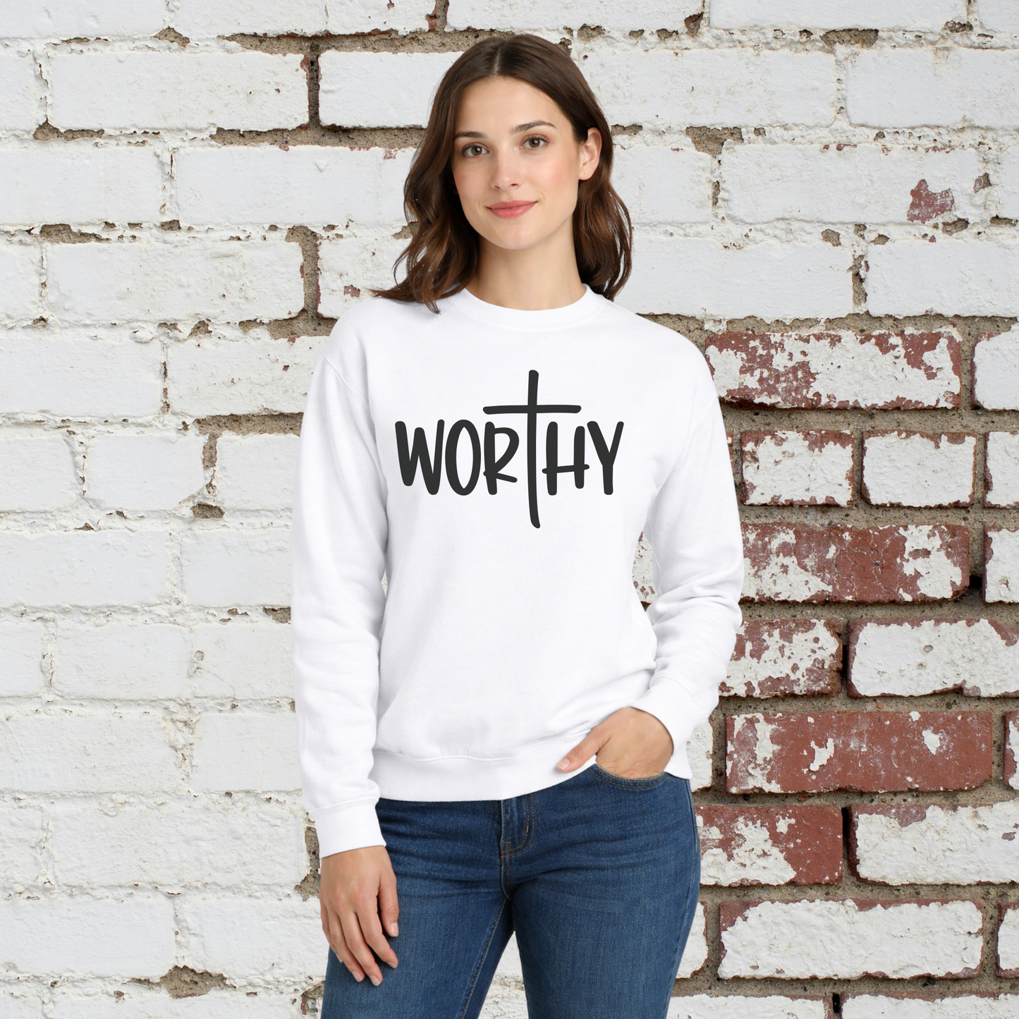 Worthy Crewneck Unisex  Pullover