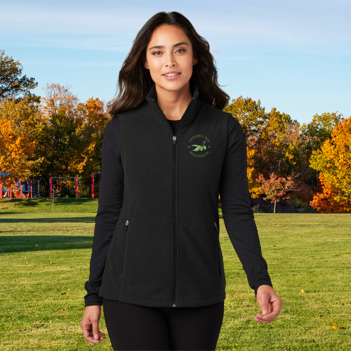 Ladies Microfleece Vest