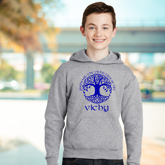 Youth Vichy Tree of Life Hoodie