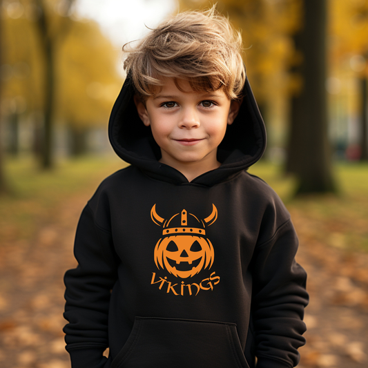 Halloween Vikings Youth Hoodie