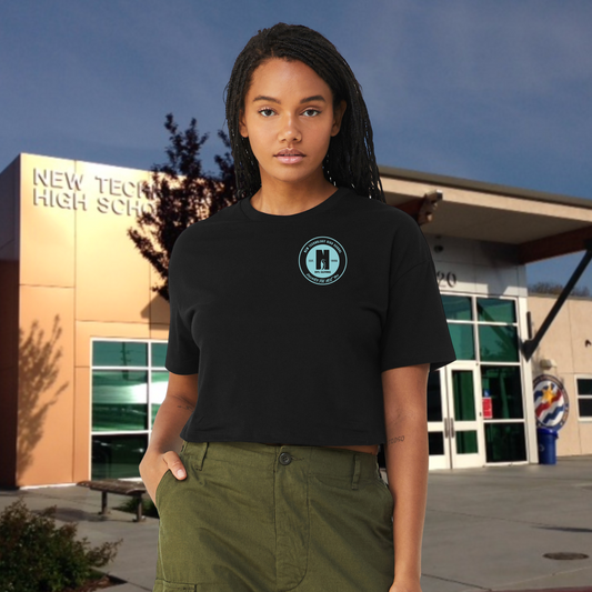 New Tech Circle Crop Tee