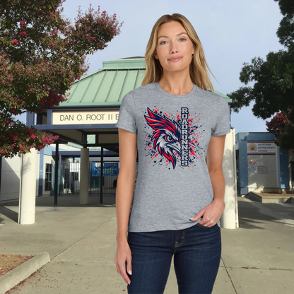 Roadrunners Color Splash Ladies Tee