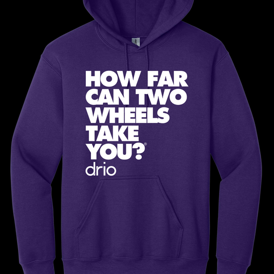 Youth How Far Can Two Wheels Take You Hoodie