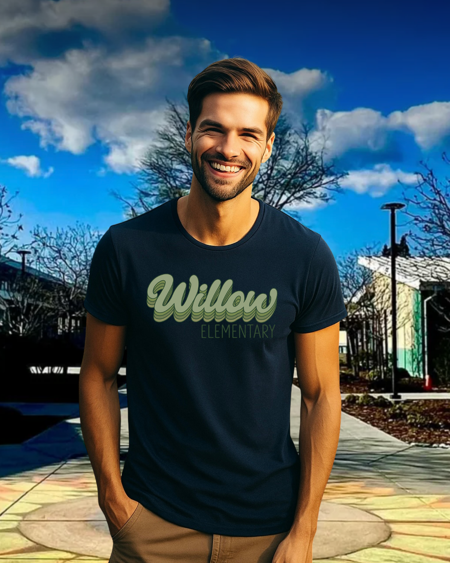 Willow Elementary Retro Tee