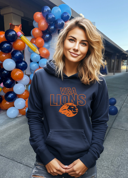 Unisex VCA Lions Head Hoodie