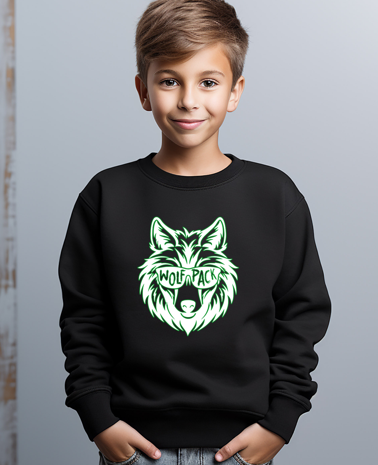 Youth Wolfpack Crewneck