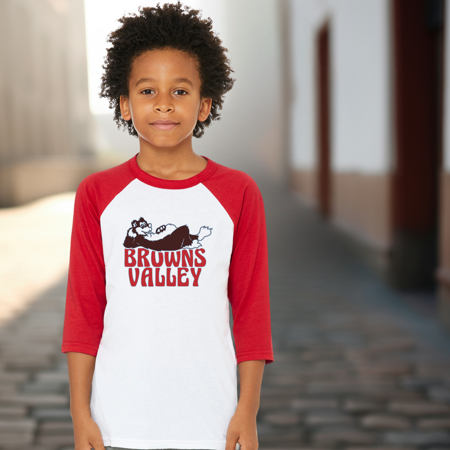 BV School Youth Baseball Tee