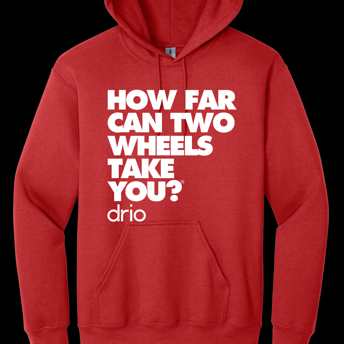 Youth How Far Can Two Wheels Take You Hoodie