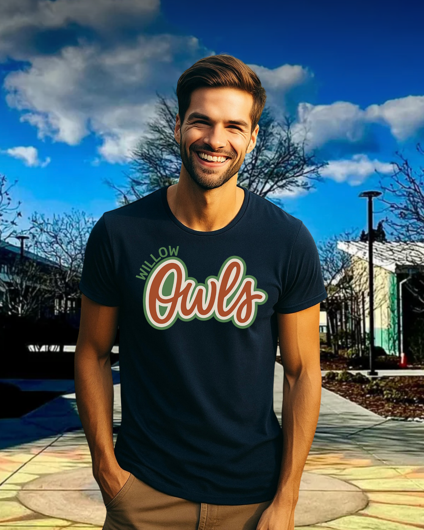 Willow Owls Retro Tee