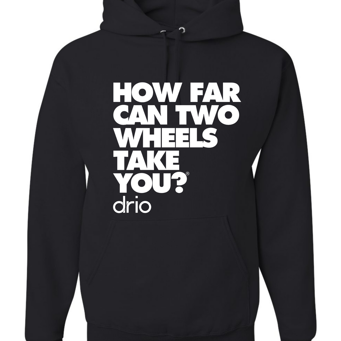 Youth How Far Can Two Wheels Take You Hoodie