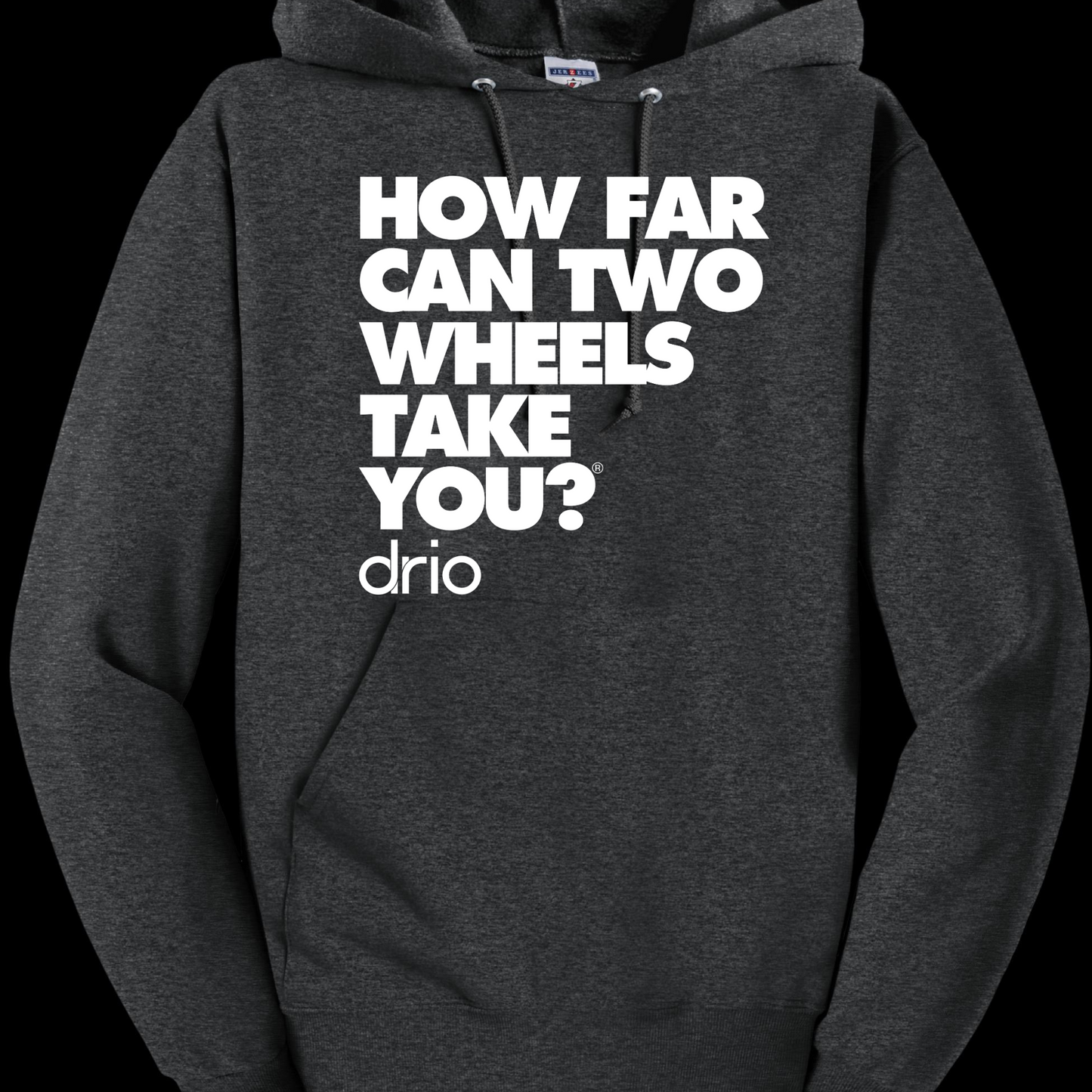 Youth How Far Can Two Wheels Take You Hoodie