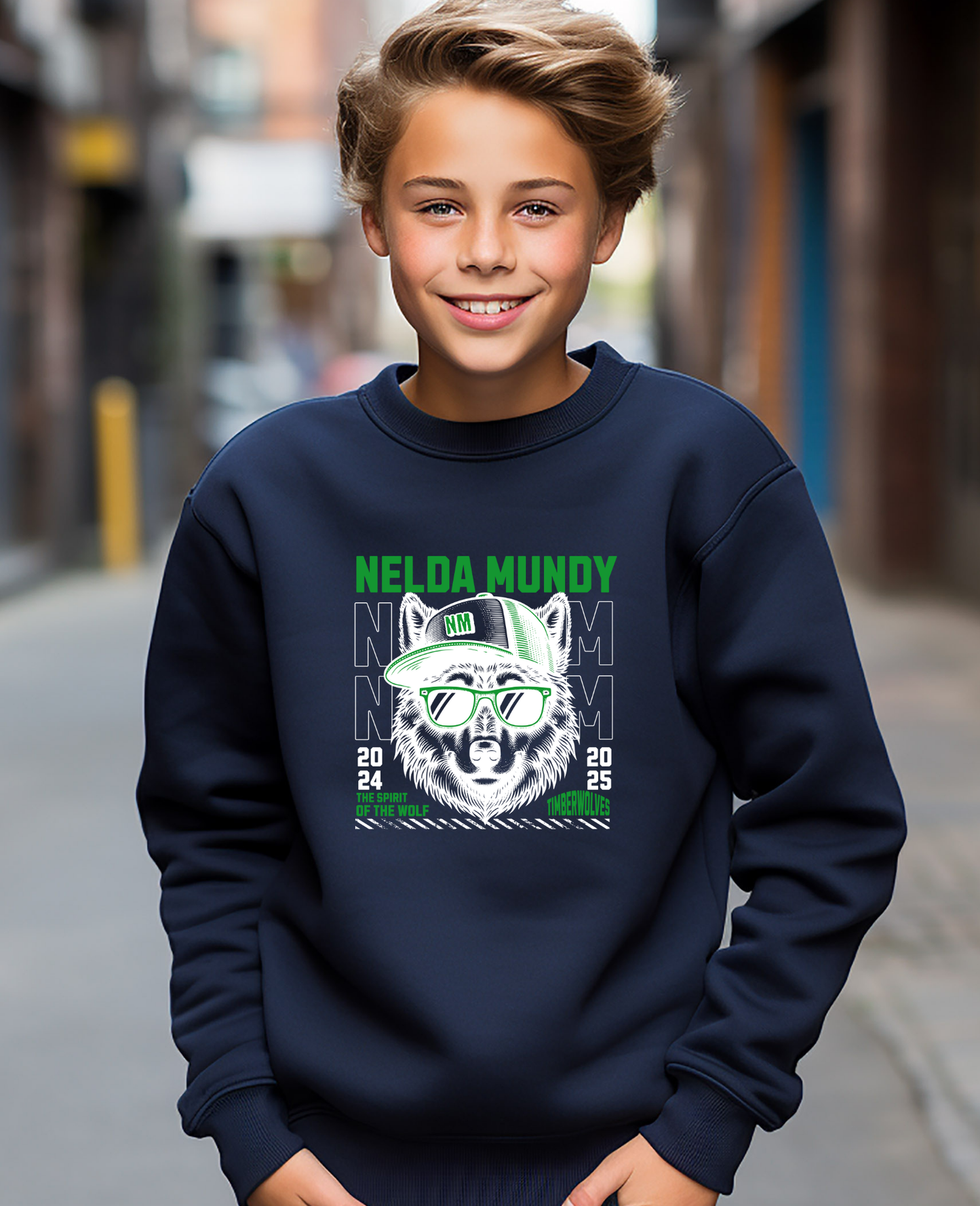 Youth NM Wolf 24/25 Crewneck