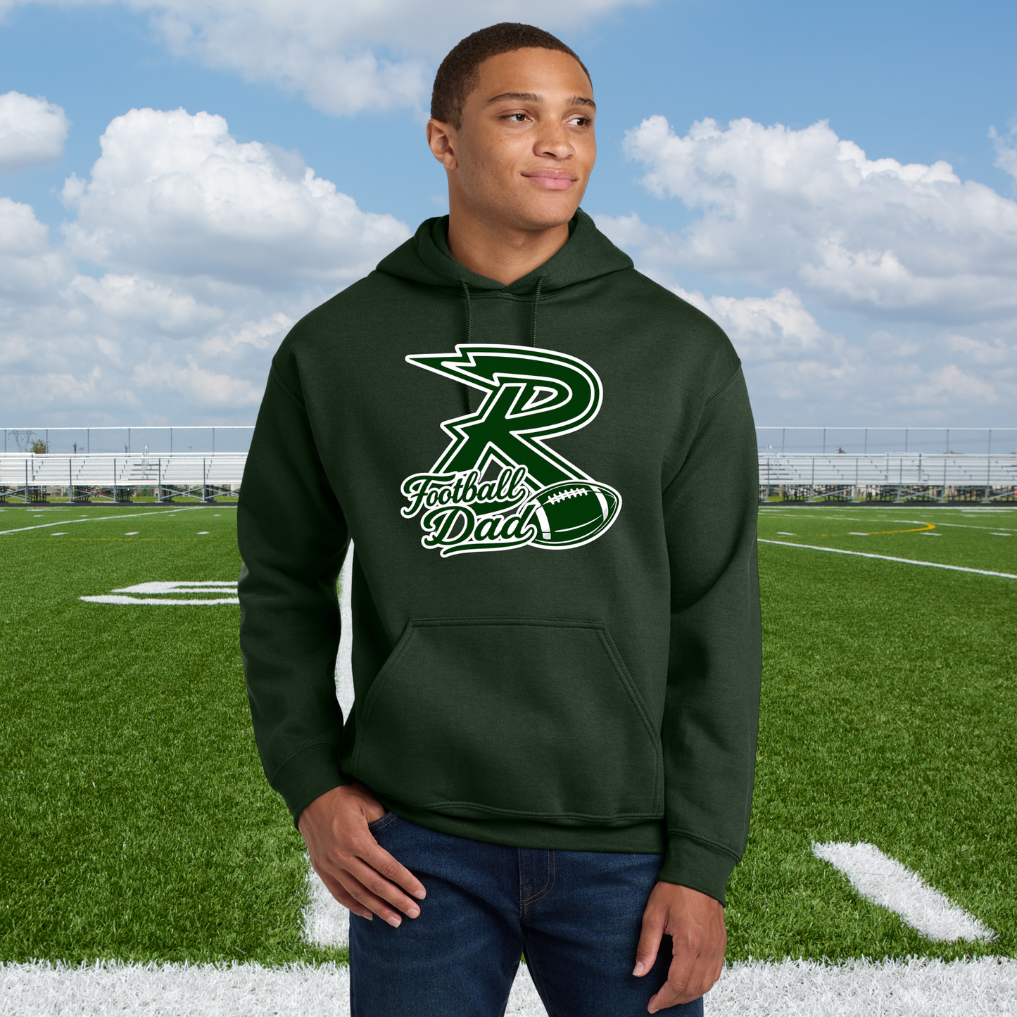 Rodriguez Football Dad Heavy Blend Hoodie