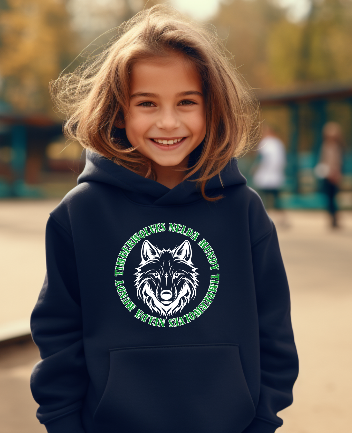 Youth Timberwolves Circle Hoodie