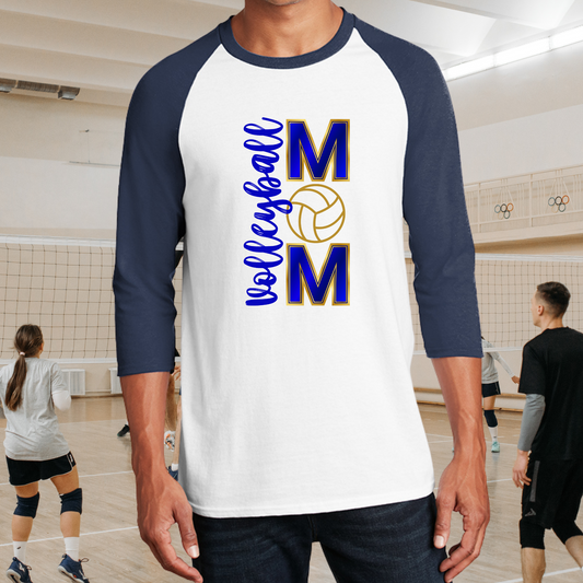 Volleyball Mom Baseball Tee