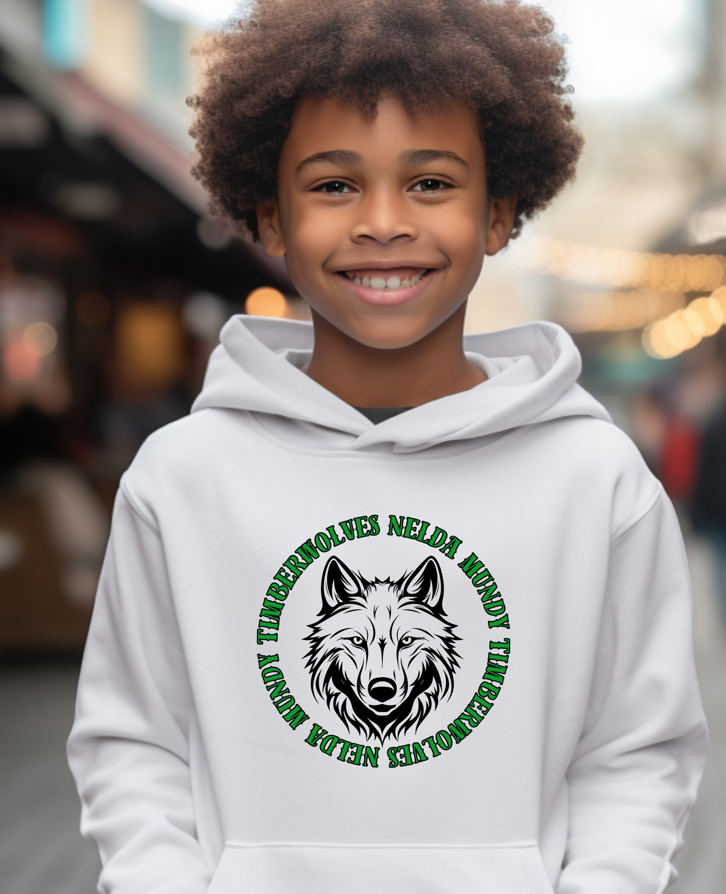 Youth Timberwolves Circle Hoodie