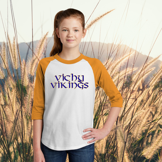 Youth Vichy Vikings Baseball Tee