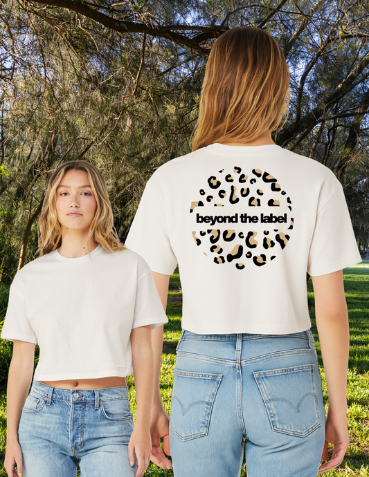 BTL Leopard Adult Crop Tee