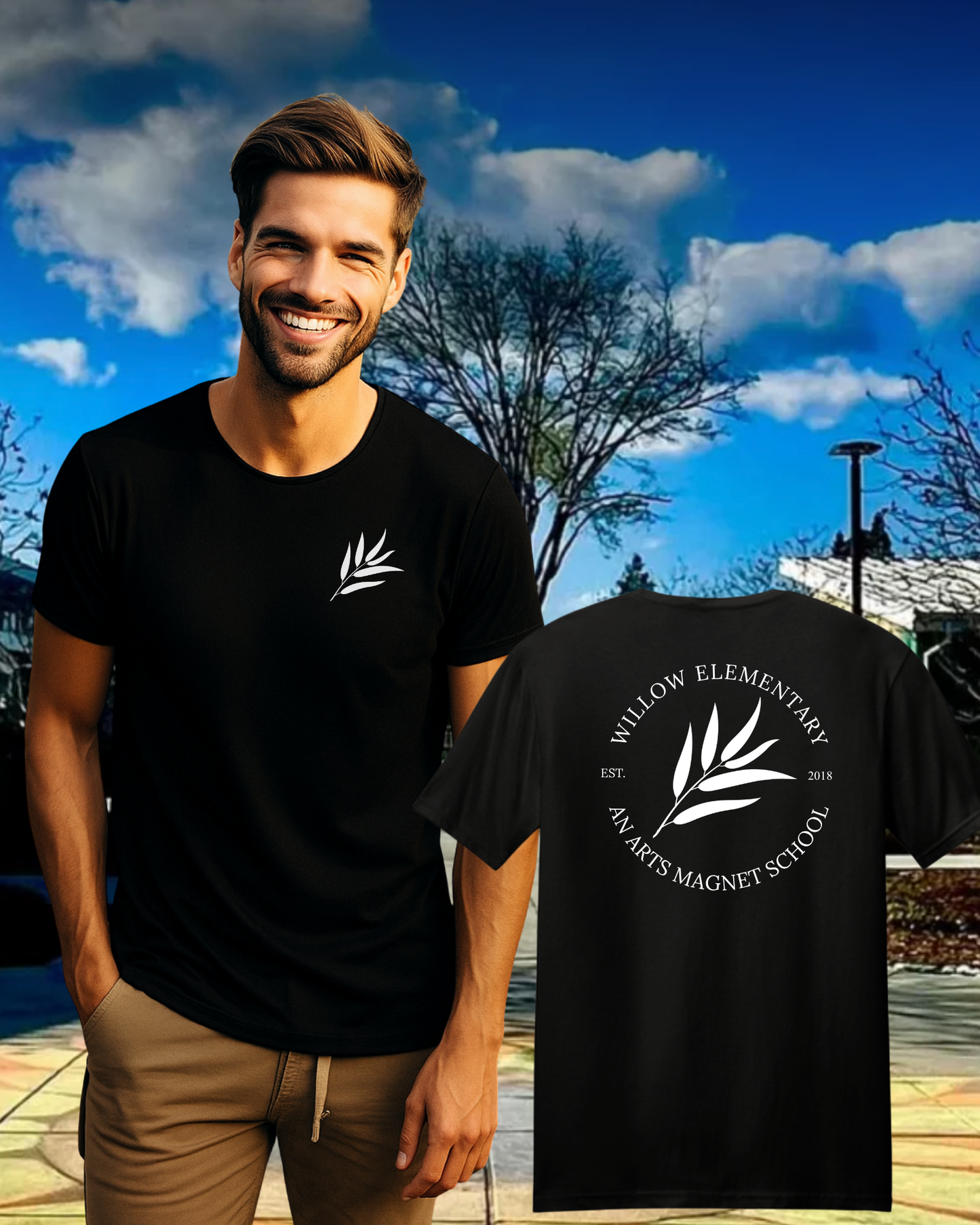 Willow Arts Magnet F&B Est. 2018 Tee