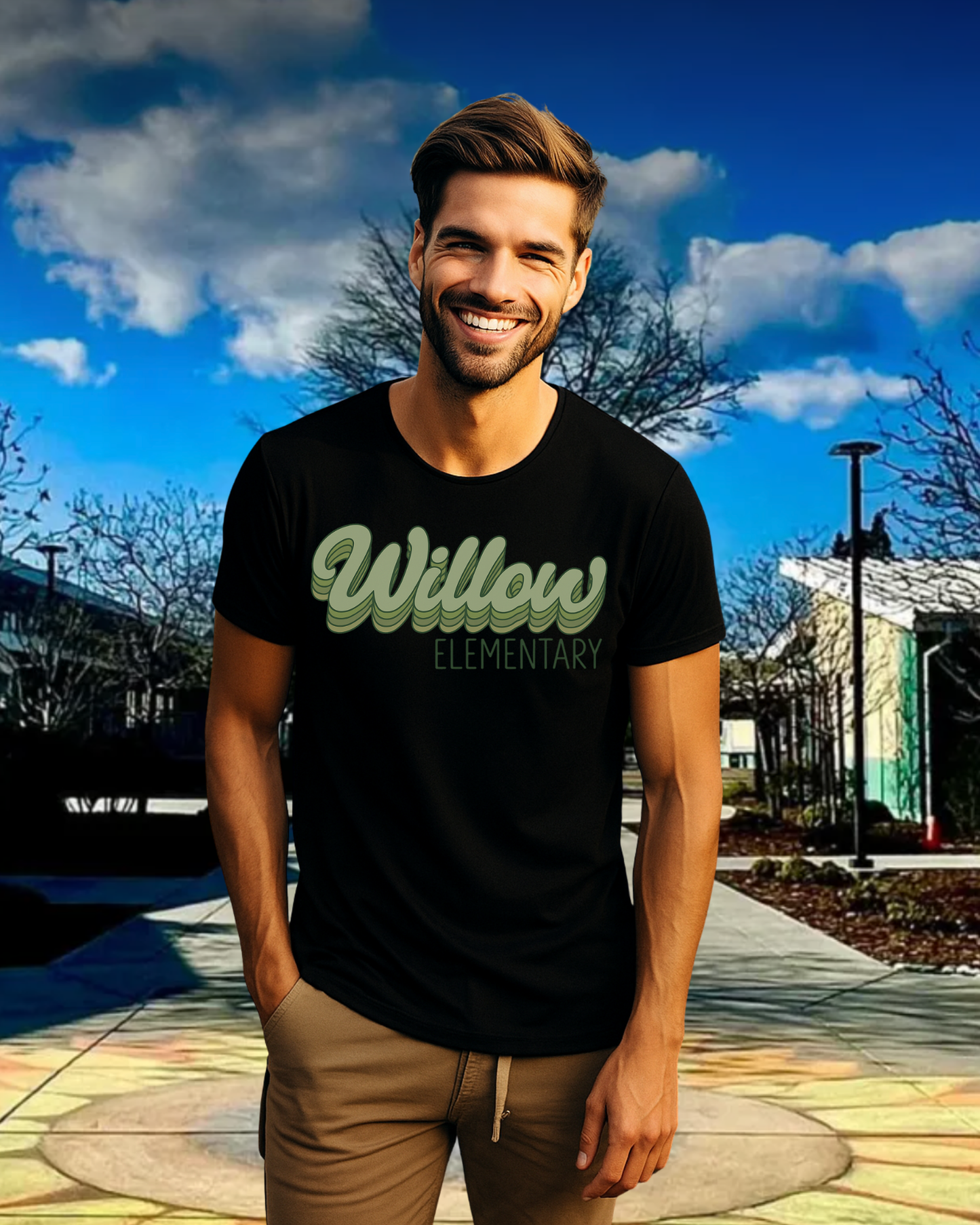 Willow Elementary Retro Tee