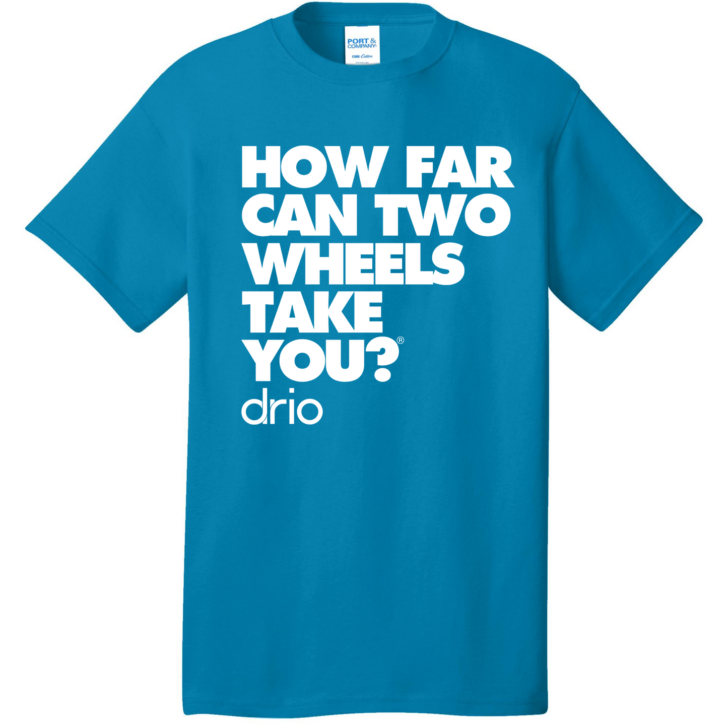 Unisex How Far Can Two Wheels Take You Shirt