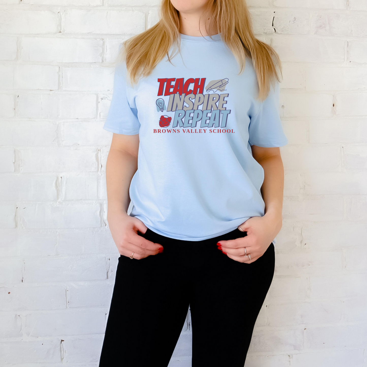 Teach Inspire Repeat Tee