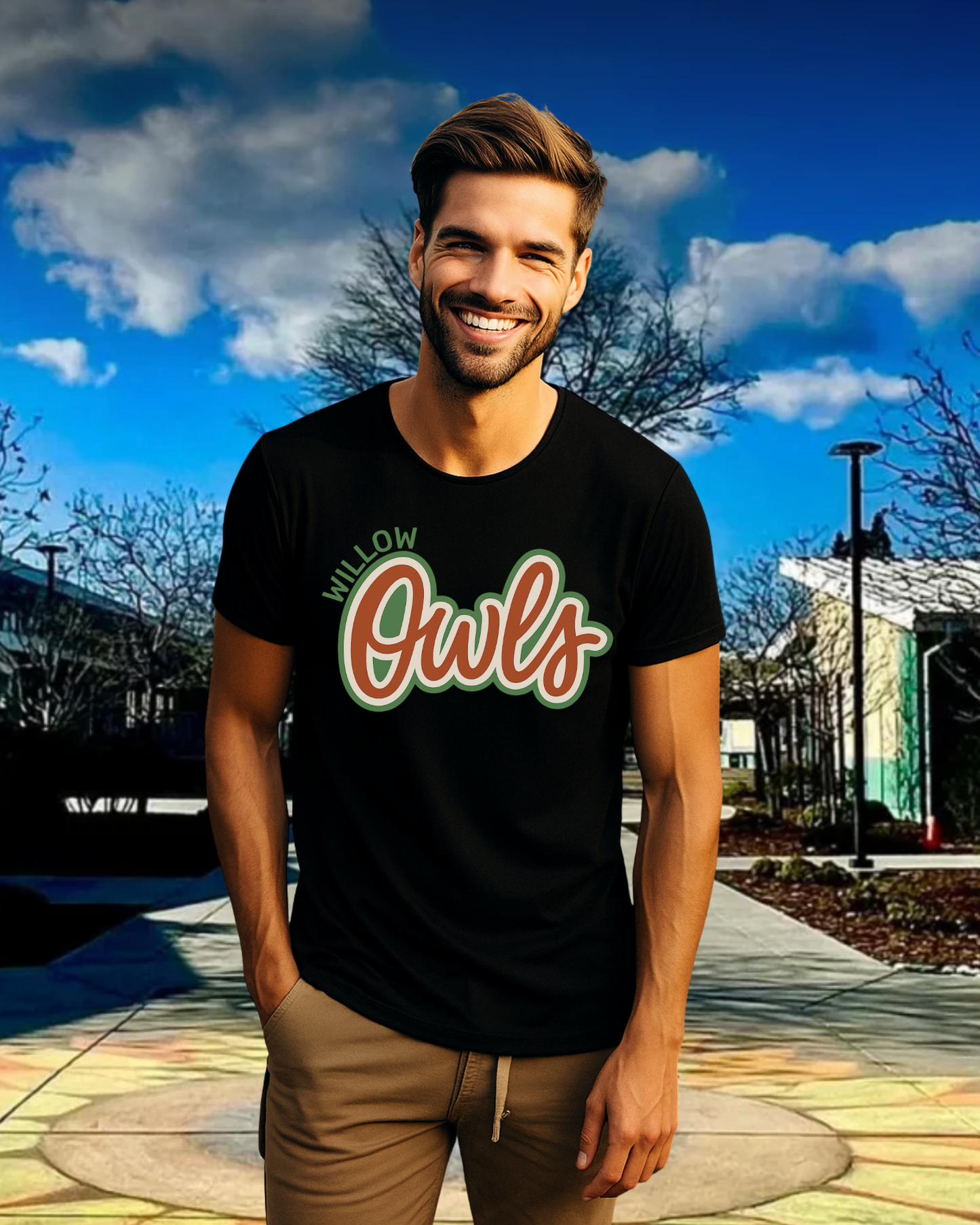 Willow Owls Retro Tee