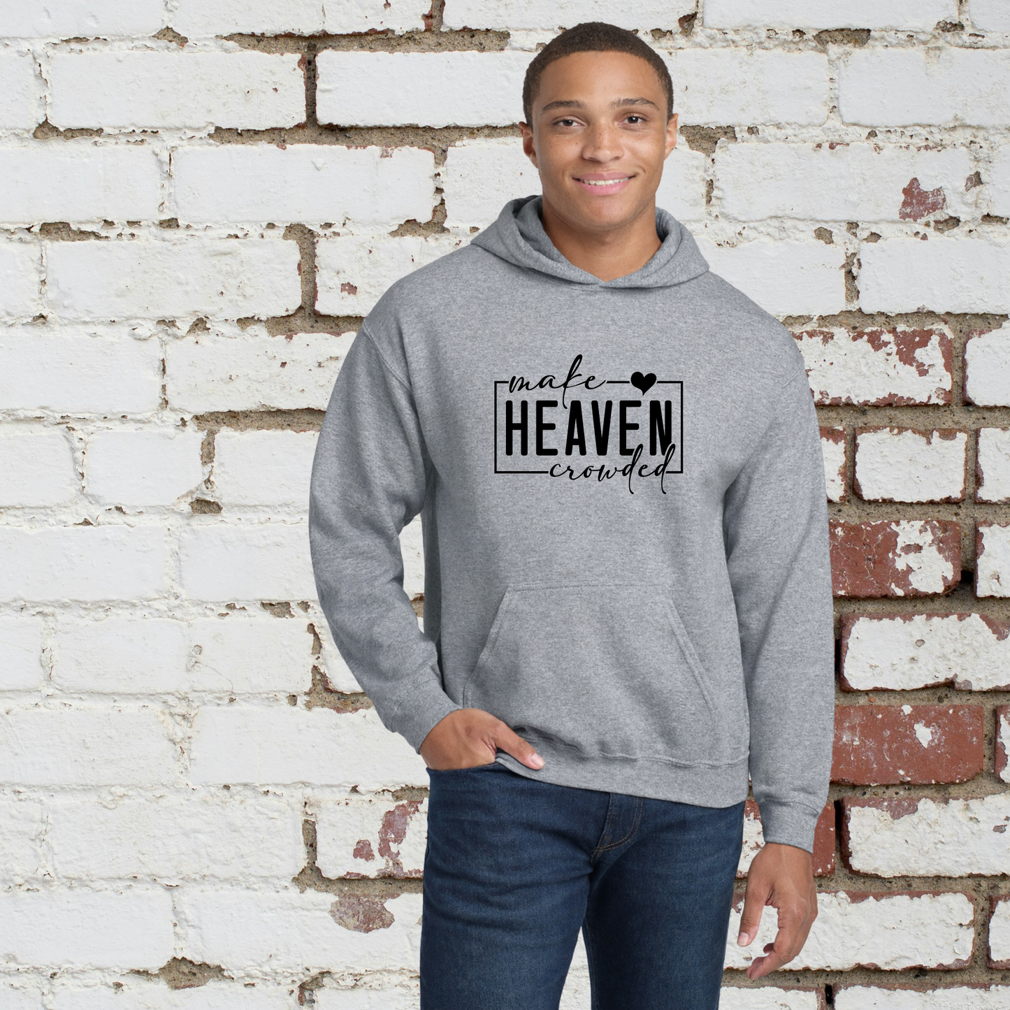 Heaven Crowded Unisex Hoodie