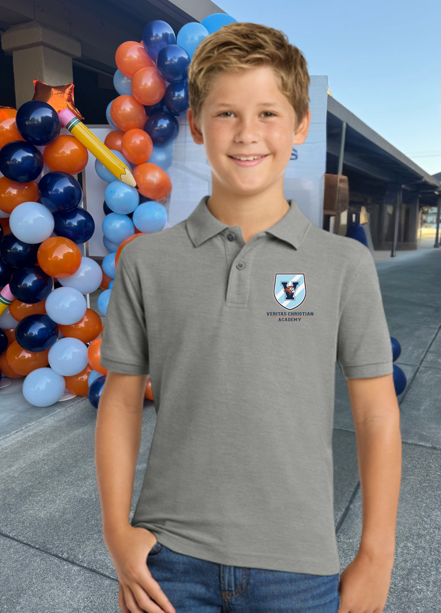Youth VCA Shield Polo