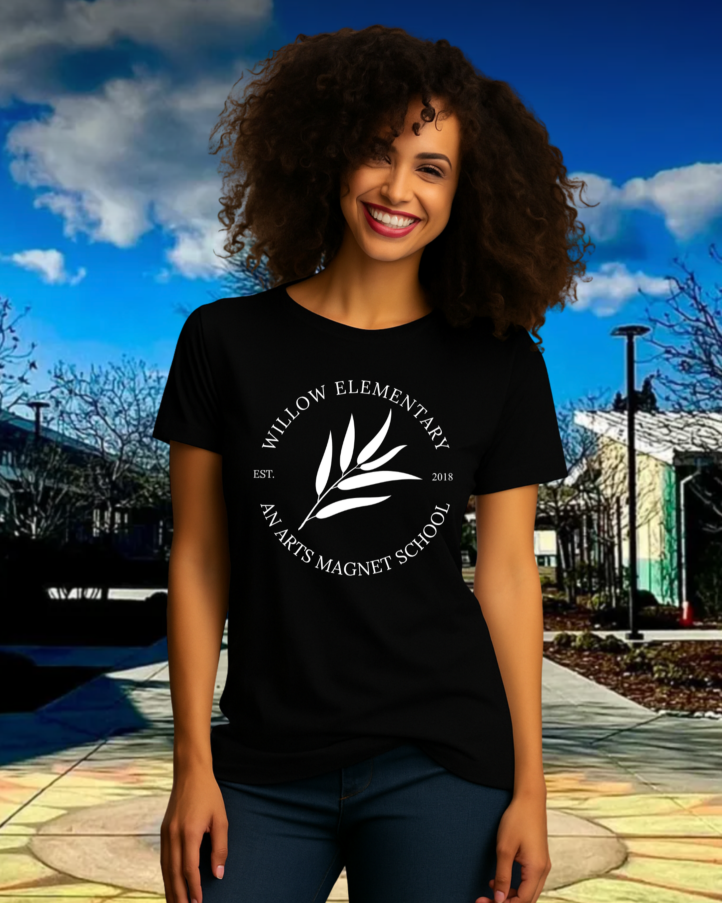 Willow Arts Magnet Est. 2018 Ladies Tee