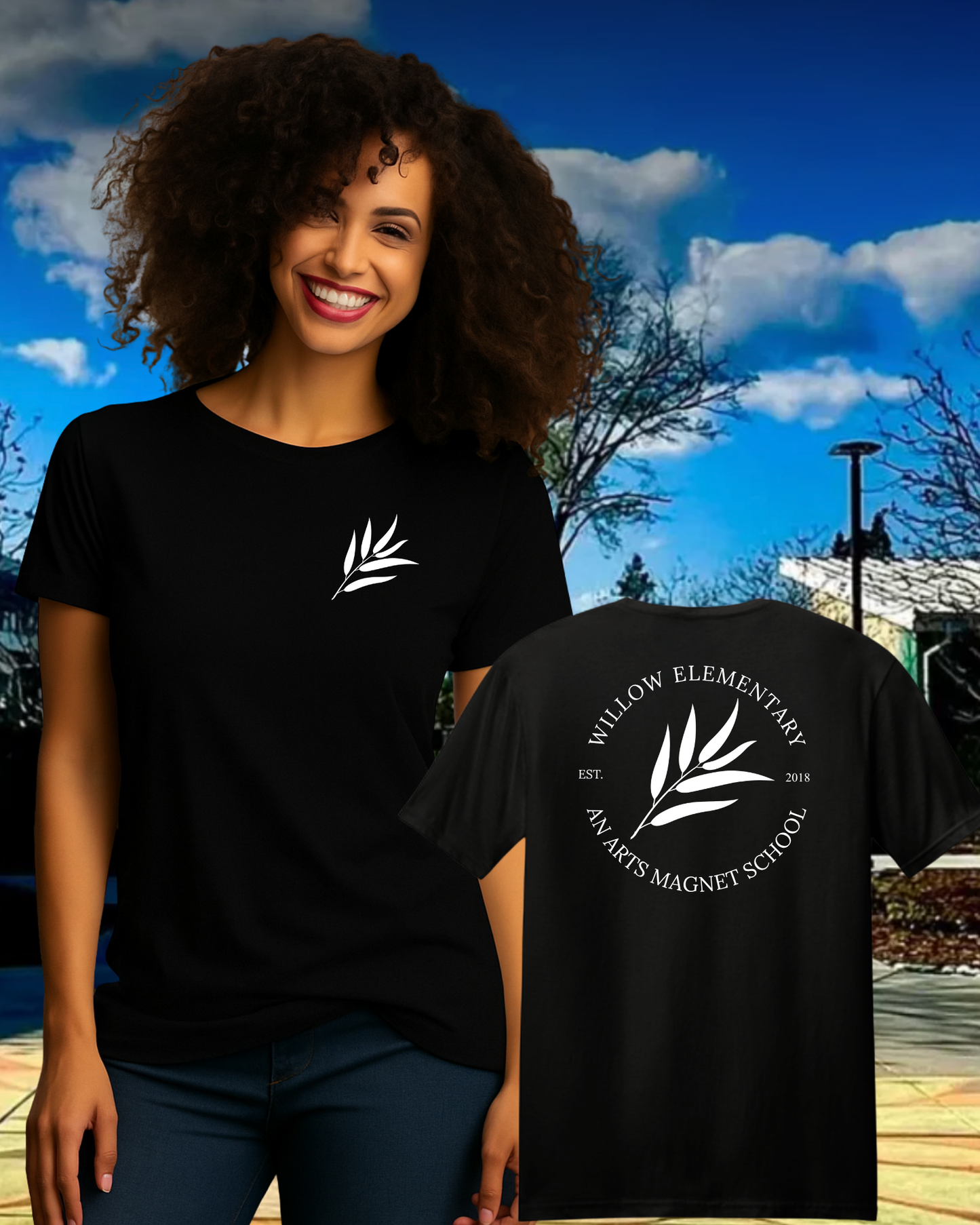 Willow Arts Magnet F&B Est. 2018 Ladies Tee