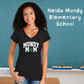 Nelda Mundy Ladies V-Neck Tee (Full Front Print)