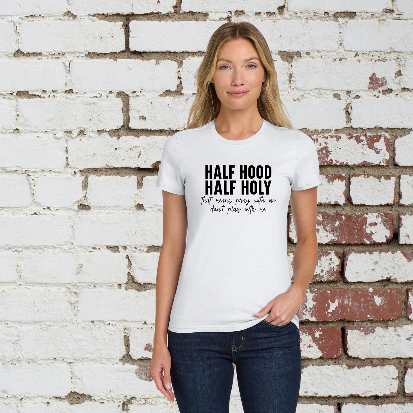 Half Holy Unisex Tee