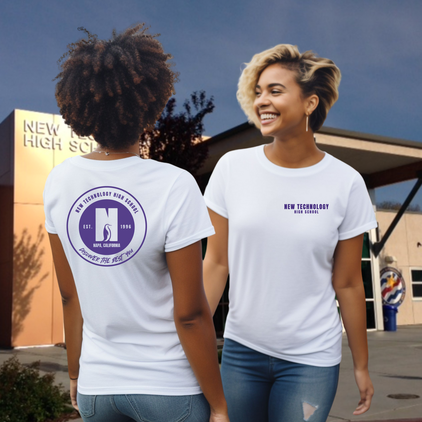 New Tech School Unisex Adult Tee