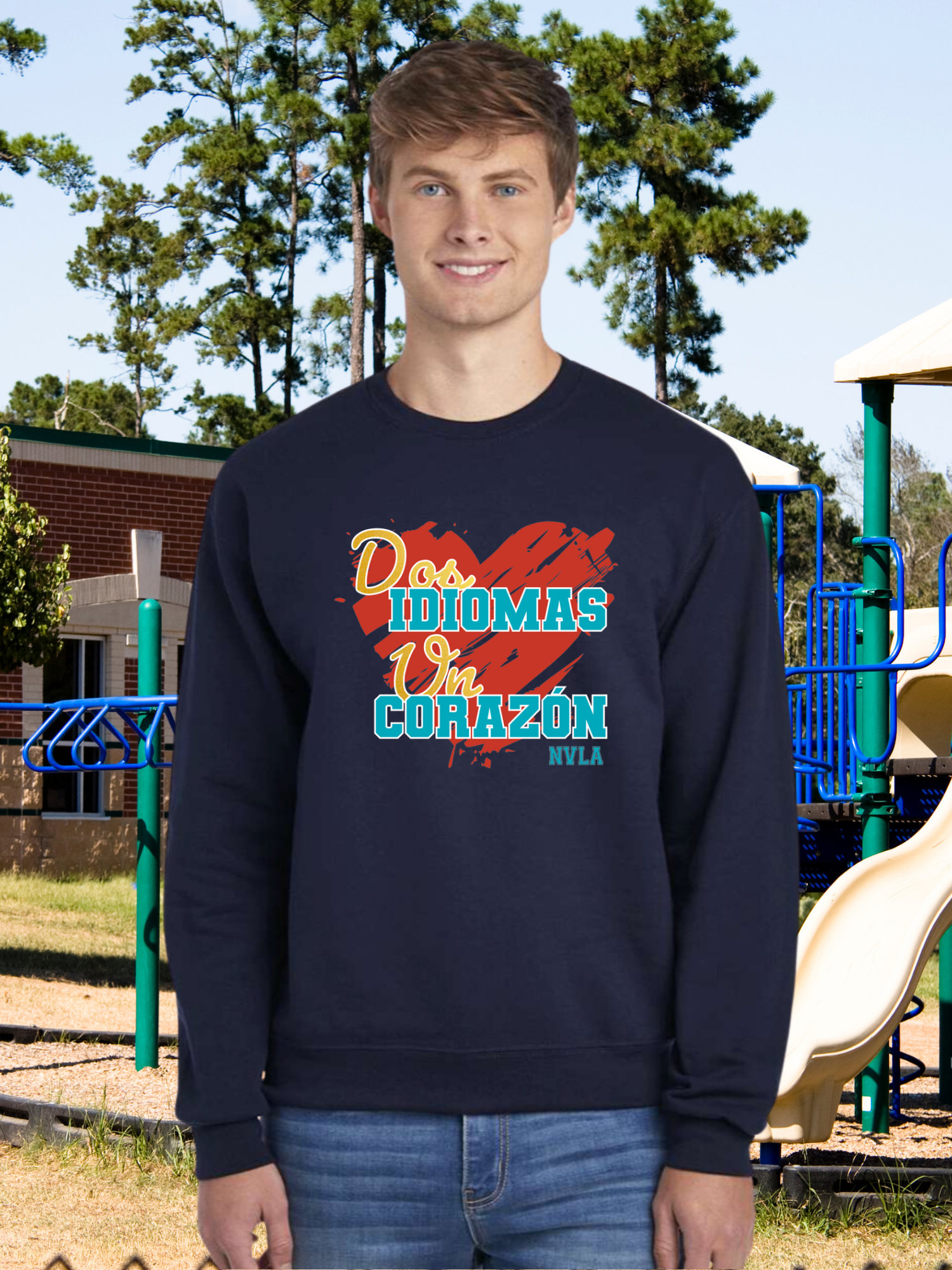 ❤️ Un Corazon Adult Crewneck
