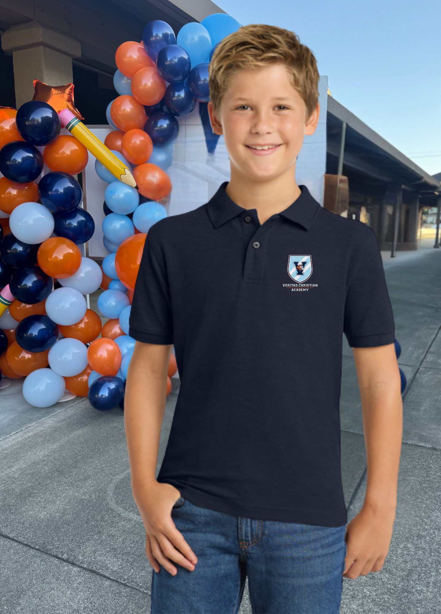 Youth VCA Shield Polo