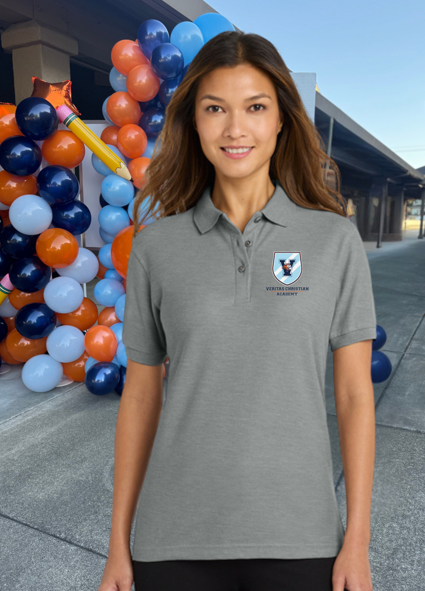 Ladies VCA Shield Polo