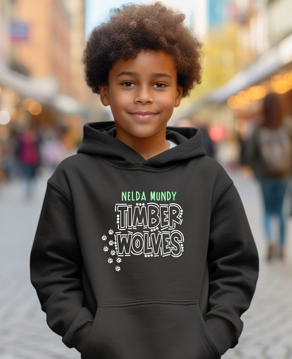 Youth Stacked Timberwolves Hoodie