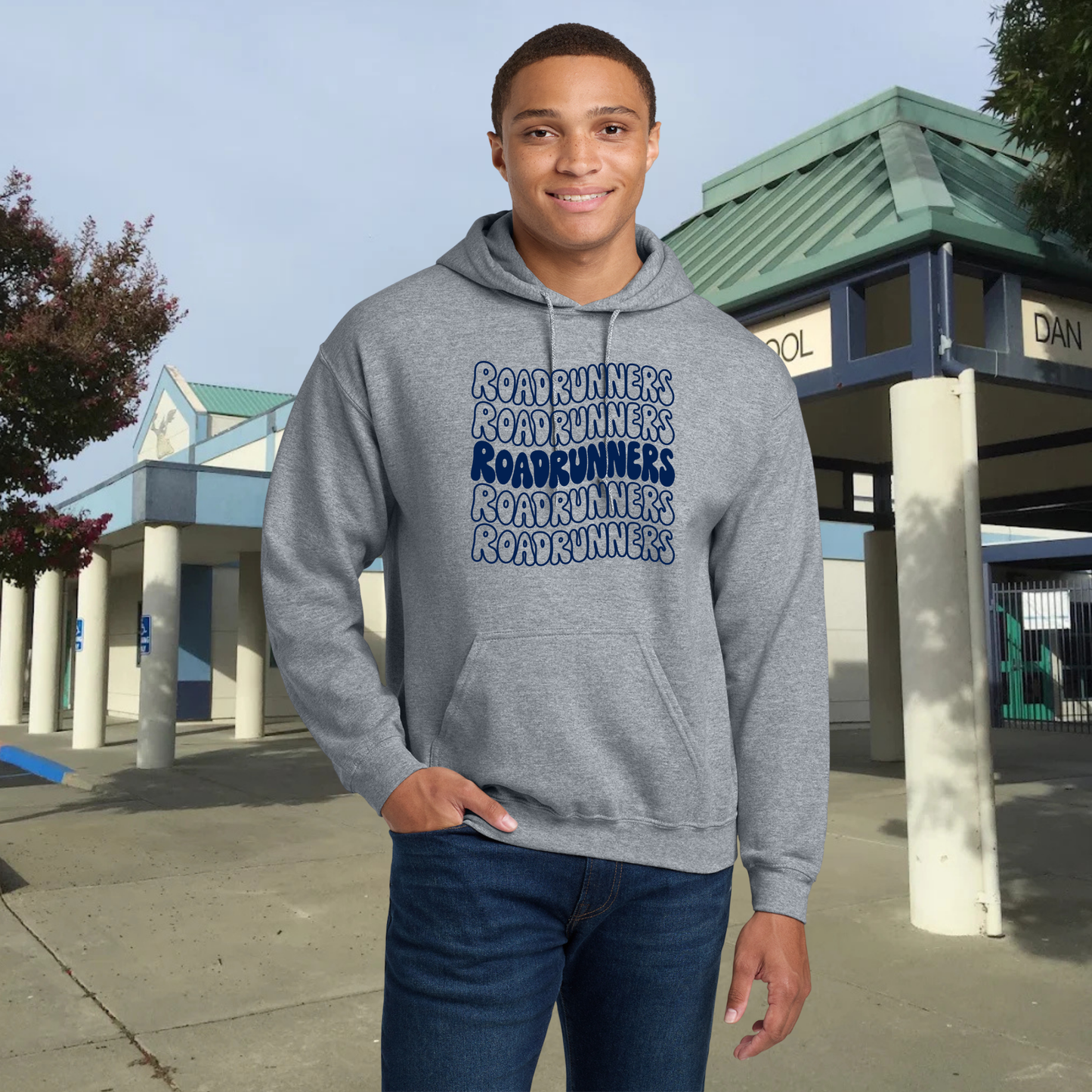 Roadrunner  Wave Unisex Adult Hoodie