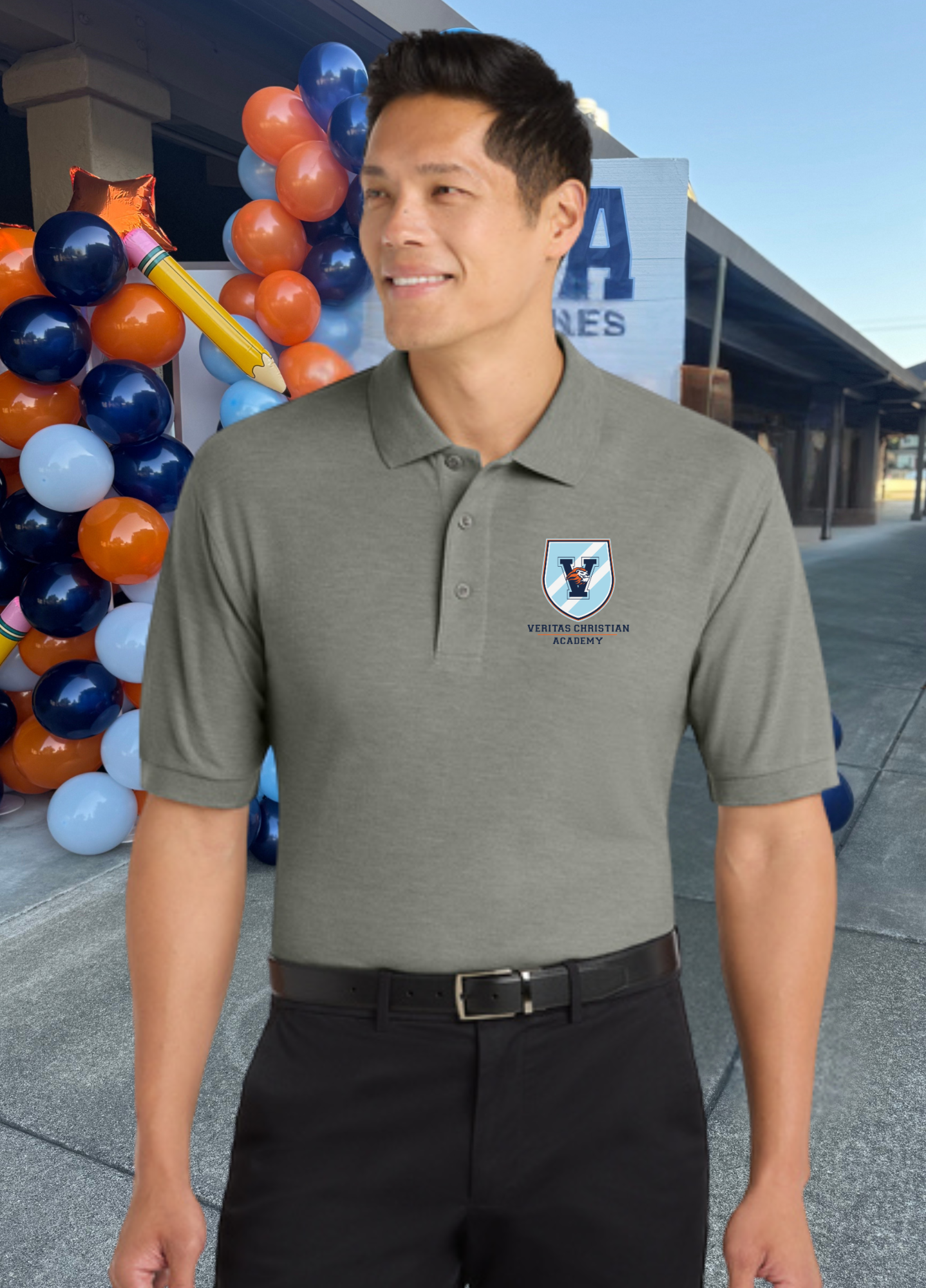Unisex VCA Shield Polo