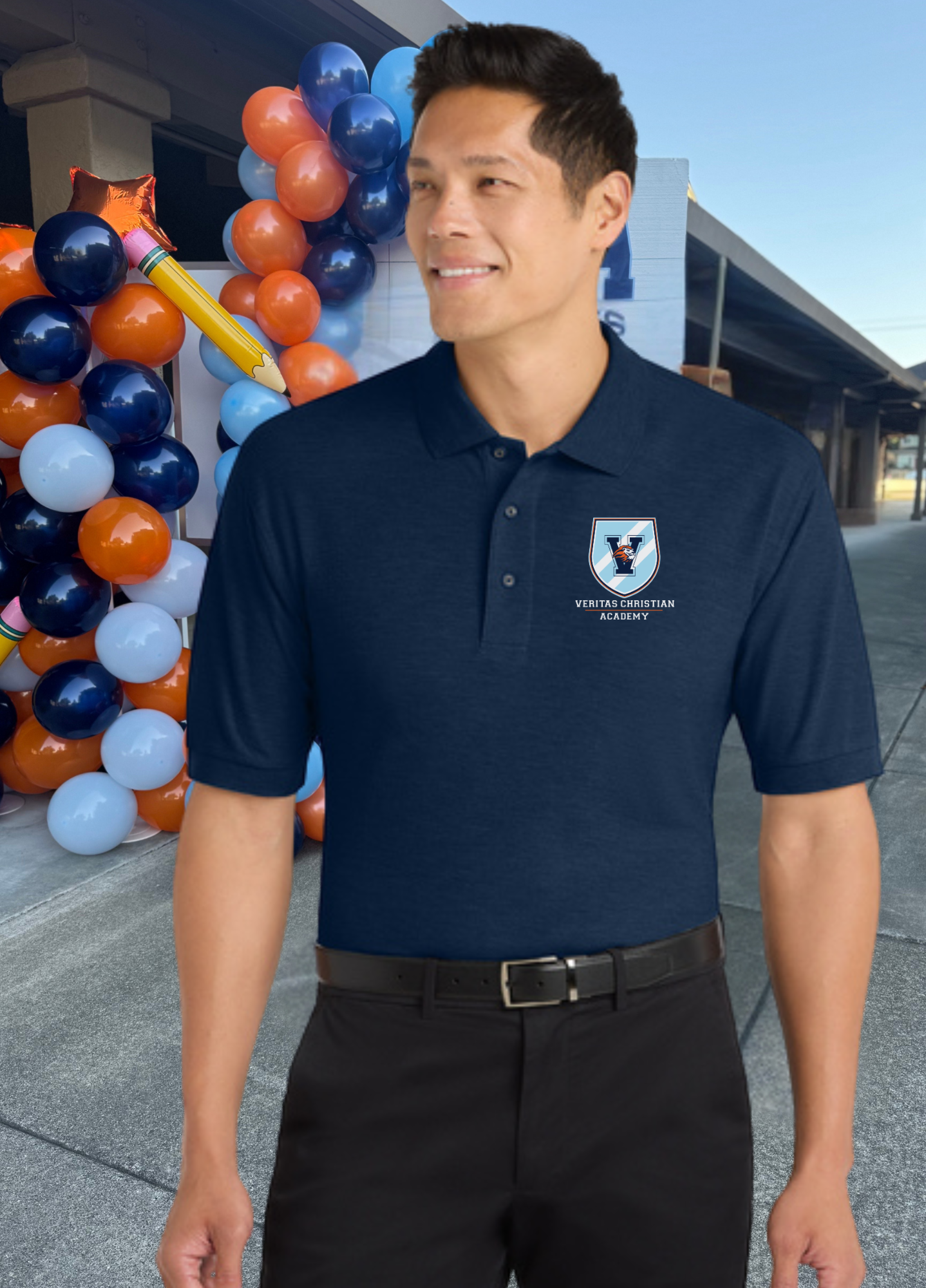 Unisex VCA Shield Polo