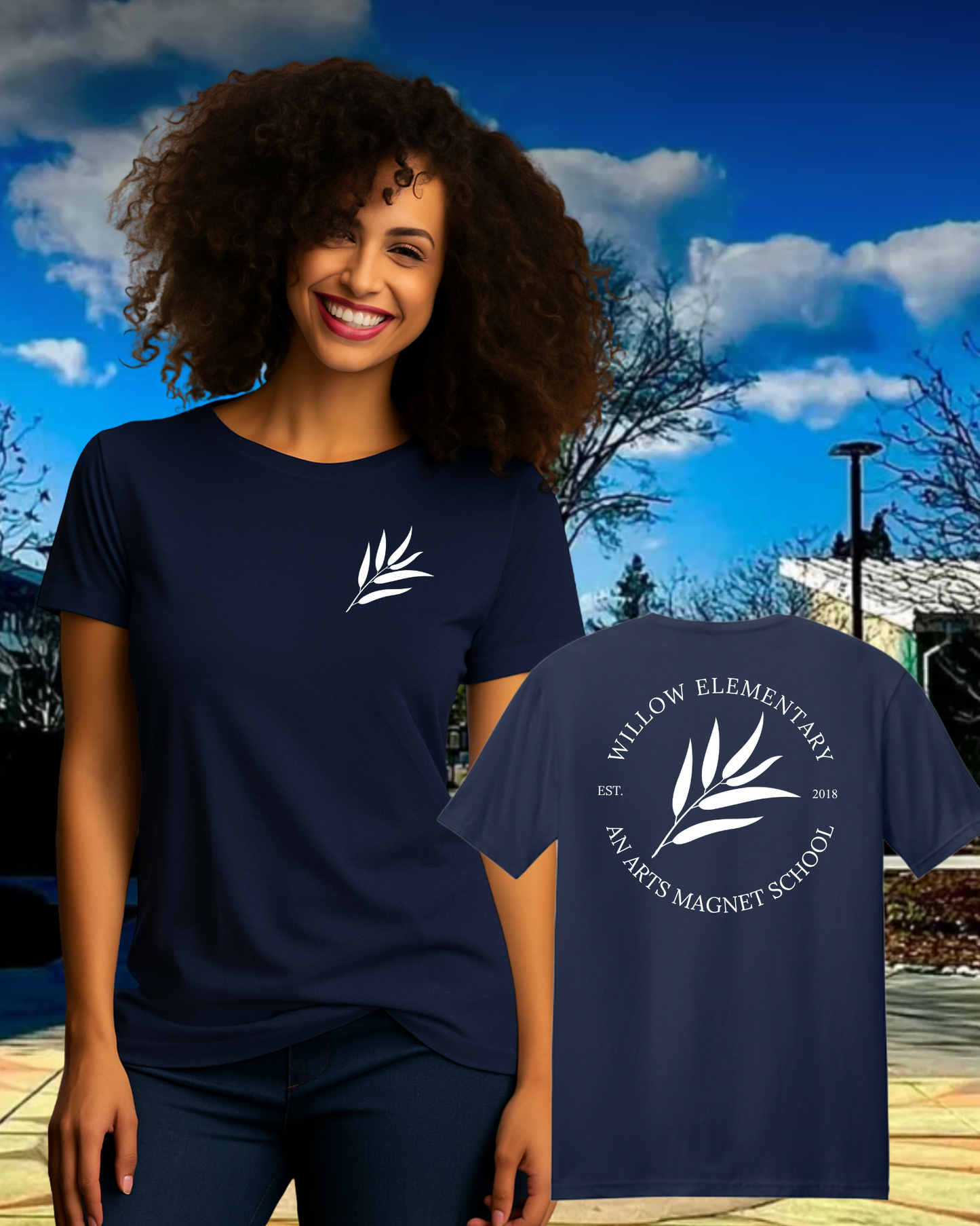 Willow Arts Magnet F&B Est. 2018 Ladies Tee