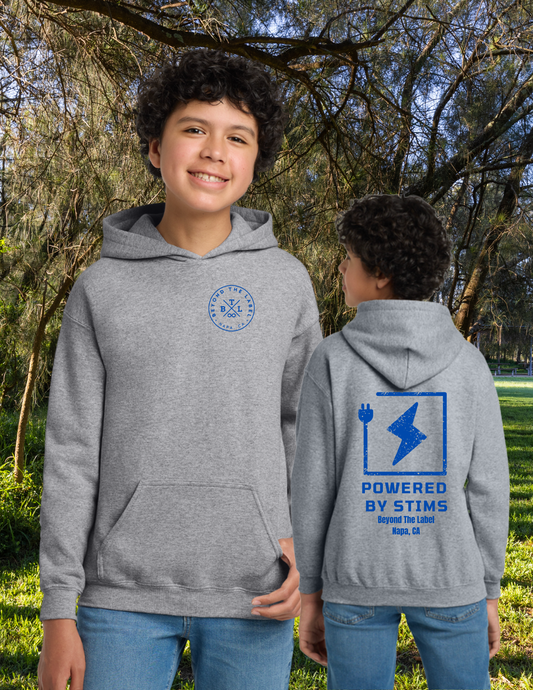 Powered by Stims Youth Hoodie