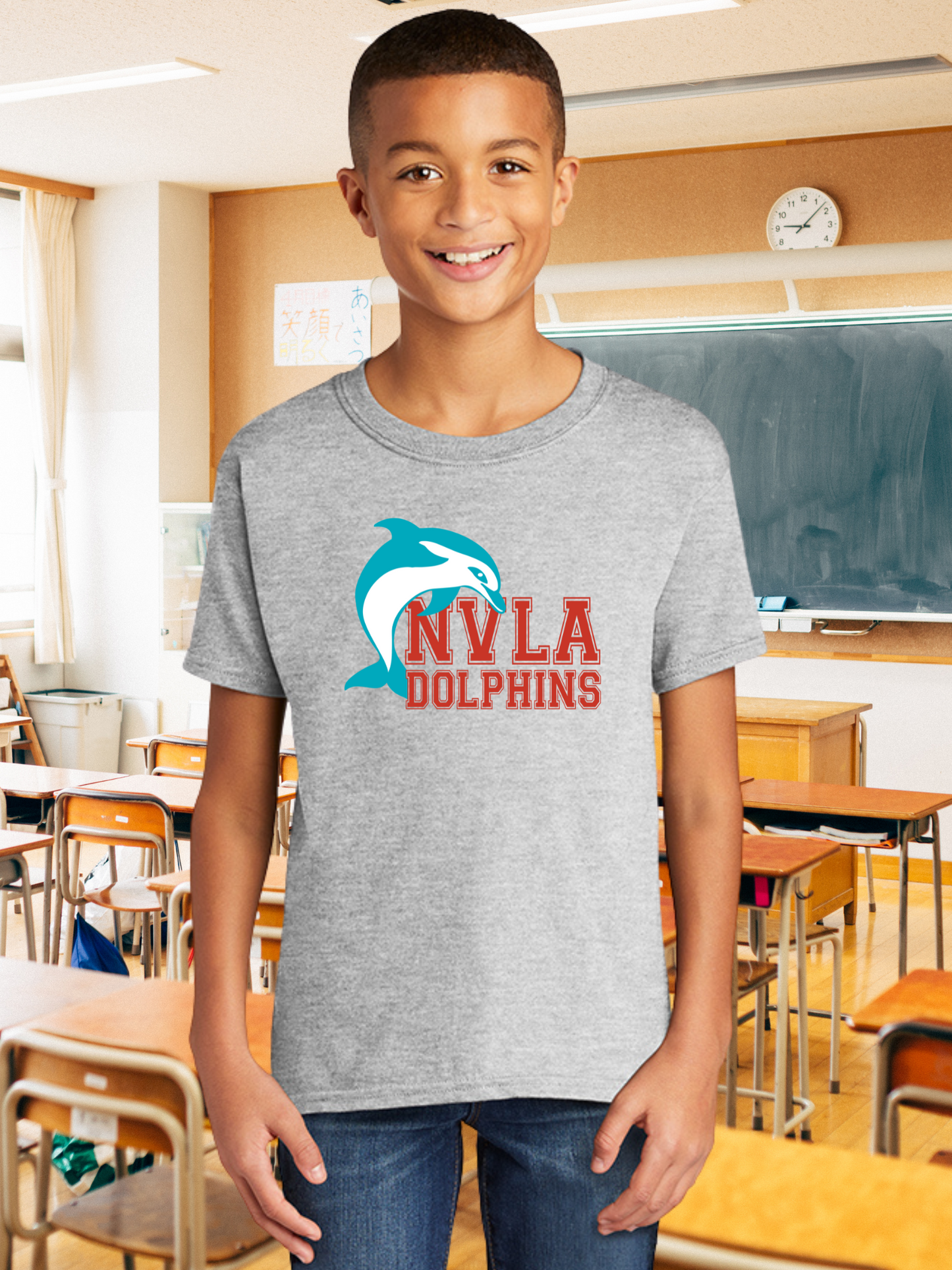 NVLA Dolphins Youth Tee