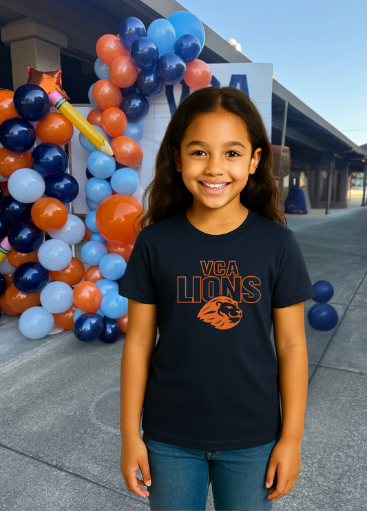 Youth VCA Lions Head Tee