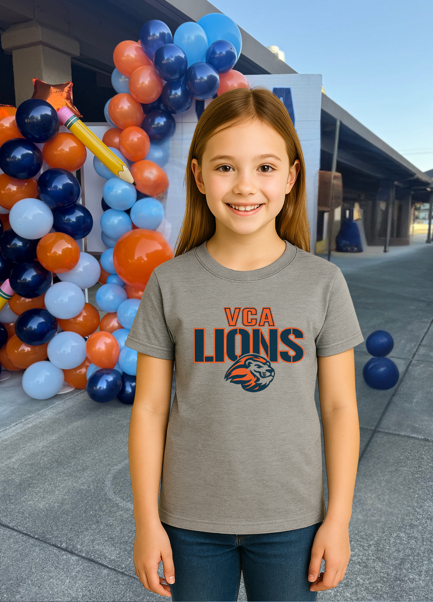Youth VCA Lions Head Tee