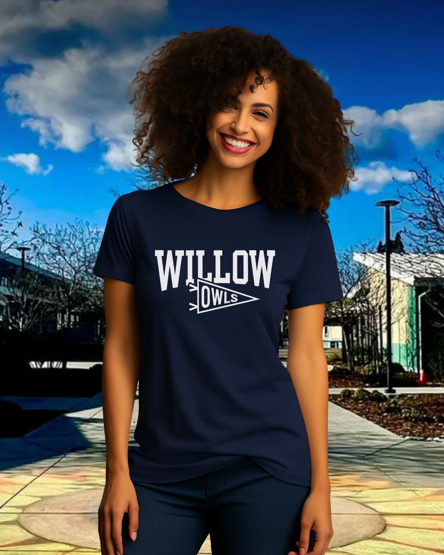 Willow Pennant Ladies Tee