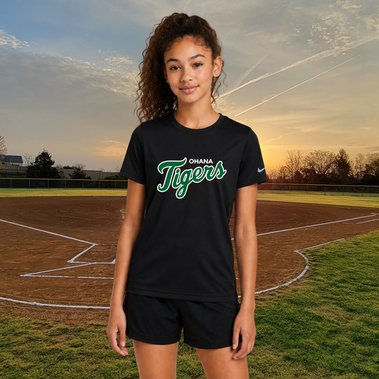 Ohana Tigers Script Nike Youth rLegend Tee