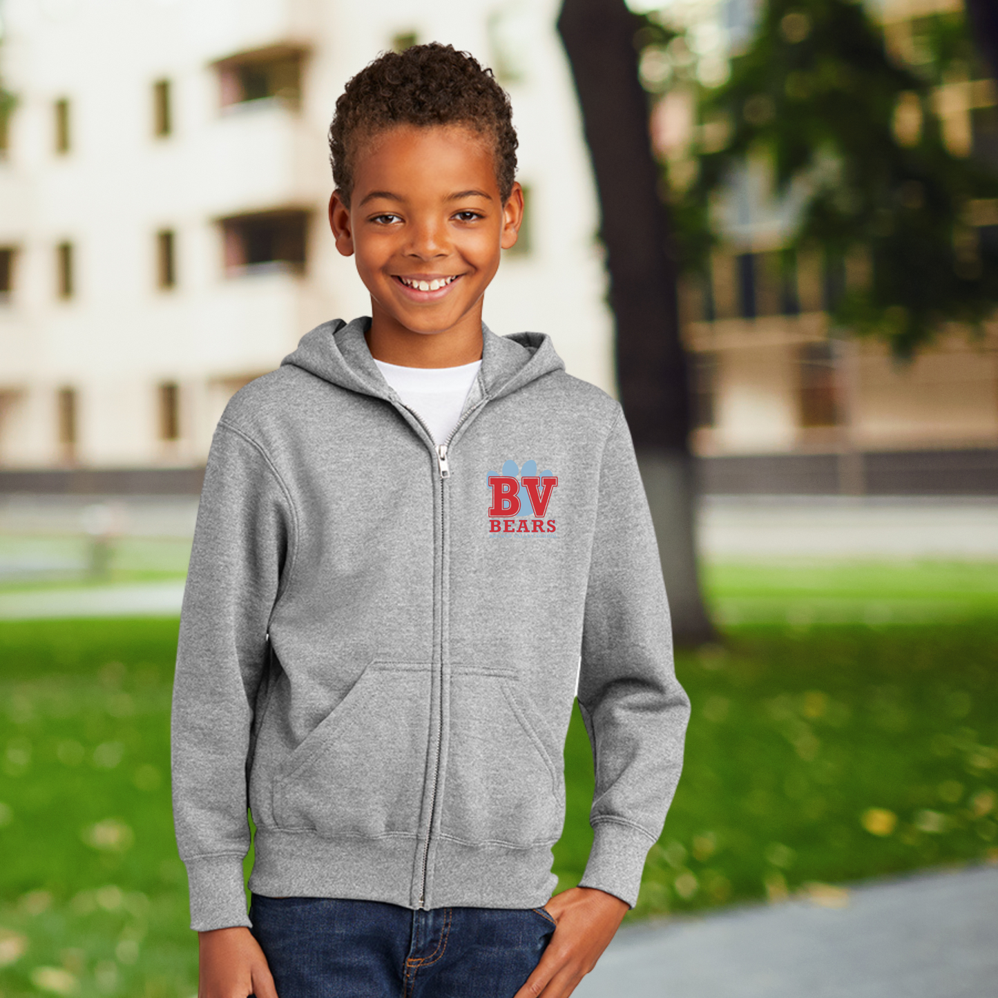 Youth BV School Zip Up Hoodie