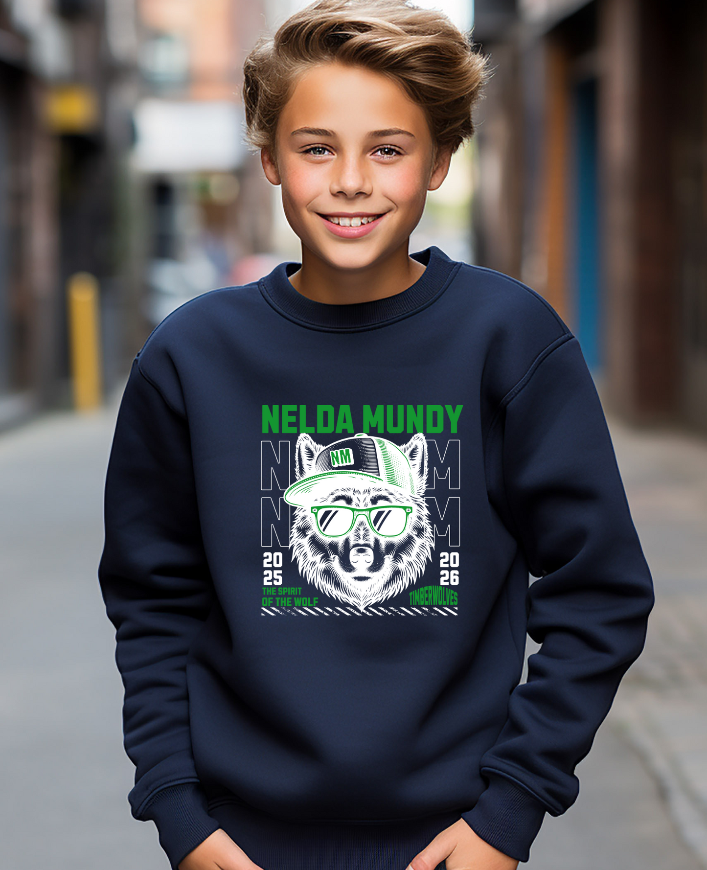 Youth NM Wolf 25/26 Crewneck